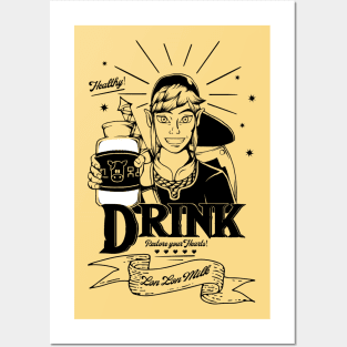 Drink Lon Lon Milk Posters and Art